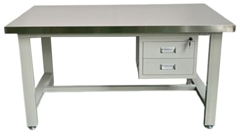Edelstahl-Arbeitstisch mit Schubladen, robuster Metall-Vorbereitungstisch für Outdoor-Küche, Restaurant, Hotel und gewerbliche Nutzung