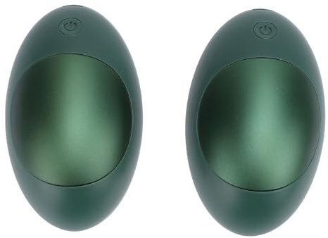 HUSHUI Elektrischer Handwärmer, Tragbar, Avocado-Form, Wiederaufladbar, mit Powerbank-Funktion für Winterreisen, Outdoor-Einsatz (Grün)