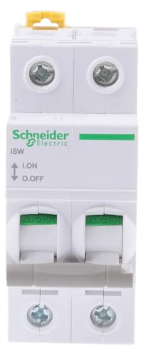 Schneider Electric - Acti9, iSW interrupteur-sectionneur 2P 40A 415VAC - A9S65240