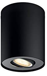 Philips My Living Pillar - Foco conectado, LED integrado, controlable vía App, incluye interruptor Switch, elige entre luz cálida o fría regulable