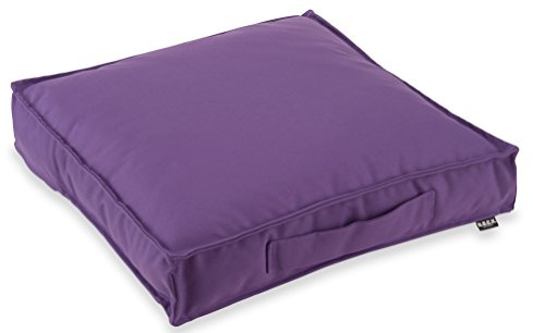 H.O.C.K. Outdoor Classic Uni Matratzenkissen – Wasserabweisendes Bodenkissen mit Tragegriff – Sitzkissen mit Fleckschutz & Lichtechtheit – Made in Germany (50x50x10cm, Ultraviolet)