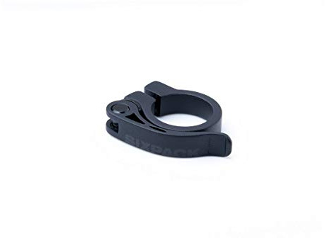Sixpack Menace Fahrrad Sattelklemme mit Schnellspanner 31.8mm / 34.9mm Stealth schwarz