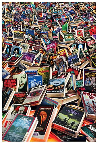 Horror VHS Cemetery 1000-Piece Jigsaw Puzzle | Toynk Exclusive