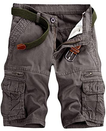 2023 Shorts Hommes Cargo D'été Mode Casual Travail Pantalon Court Couleur Unie Sport Jogging Pantalon Plus La Taille Fitness Survêtement Hommes Plage Trekking Pantalon Plusieurs Poches