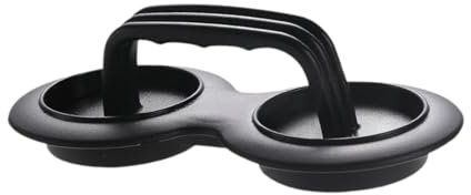 YWJLQH Pressa per Hamburger Pressa per Hamburger Pressa per Hamburger per Carne, per Carne alla griglia per Barbecue, Nero