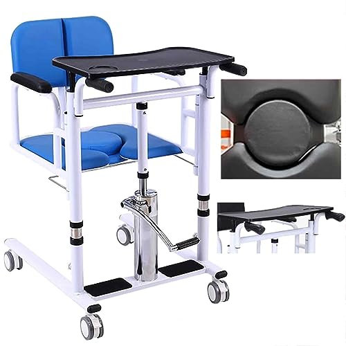 Sedia Transfer per Vasca da Bagno, Sedia da Viaggio Pieghevole Pieghevole, Sedia di Trasferimento per Disabili/Anziani, Sedia Trasferimento Paziente Sollevatore per Casa, Capacità 150 kg1