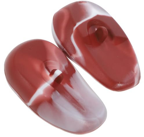 DRESSOOS Silicone Waterproof Ear Covers for Hair Dye Palm White Reusable Ear Protectors for Salon Hair Coloring and Heat Protection