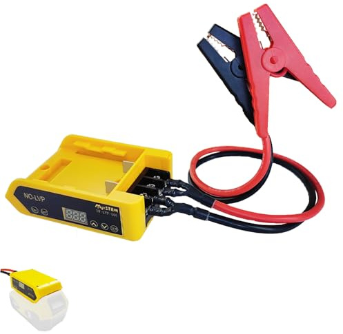 MgcSTEM Battery Jumper Cables Compatible with De.Walt Battery Jumper Cables, Automotive Booster Cable for Car Jump Starting Using Tool 8AWG 2.02FT
