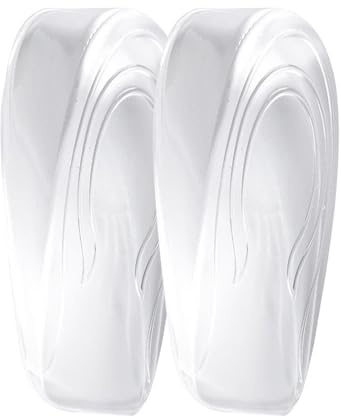 Solette Aumento Altezza - 1-3cm Rialzi Tallone Silicone, Inserti Scarpe Gel Invisibili Con Assorbimento Urti, Cuscinetti Elevatori Morbidi Mezzo | Per Uomini E Donne Tutti Tipi Calzature, Riutilizzabi