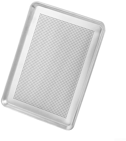 Plaque de cuisson en aluminium perforé, plaque de cuisson perforée en aluminium anodisé pour les besoins de cuisson commerciaux et à la maison