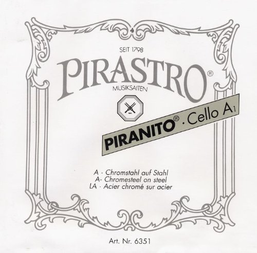 Pirastro CELLO 3/4-1/2 PIRANITO A STAHL/CHROMSTAHL MITTEL
