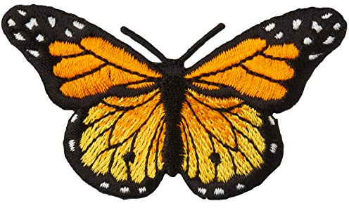 Simplicity Iron-On Appliques Monarch Butterfly 3X1-3/4 1/Pkg