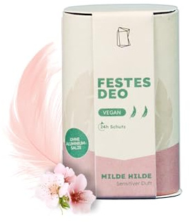 Duschbrocken Festes Deodorant, Herb & Frischer Duft, ohne Aluminium, 50g