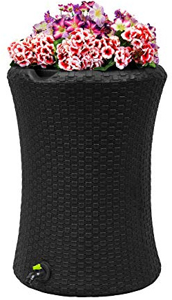 Good Ideas Impressions Eco Nantucket 50 Gallon Rain Saver - 100% Recycled Material