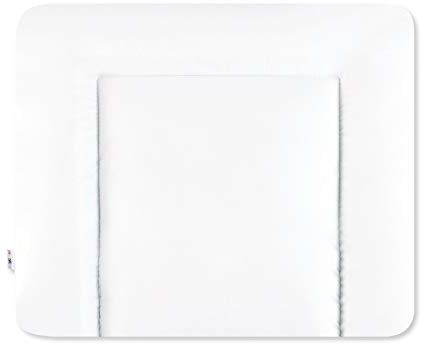 Julius Zöllner Wickelauflage Softy 85x75 cm - Wickelunterlage - wasserdicht und abwischbar - Made in Germany – Oeko-Tex Standard 100 – uni weiß