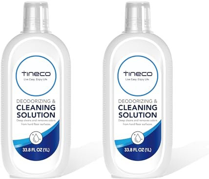 Tineco Produit Nettoyant pour Tineco Nettoyeurs de sol, pour nettoyage multi-surfaces, 2 x 1L, pour Série iFloor, Série Floor One S5, Floor One S6, Série Floor One S7 (Sans parfum ×2)