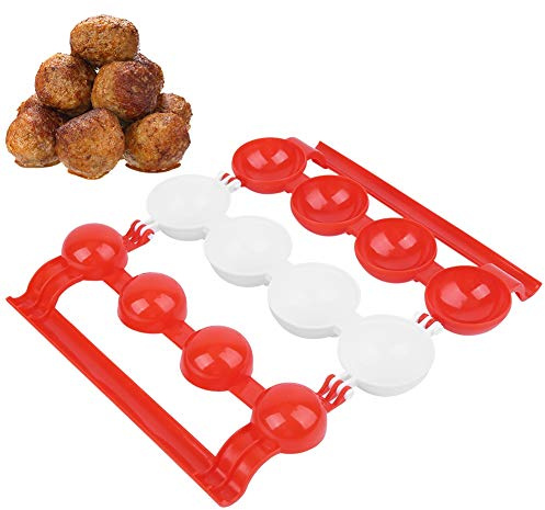 BORDSTRACT Stampo per Polpette e Ballerine da Cucina, per Carne, Pesce e Gelato, in Plastica