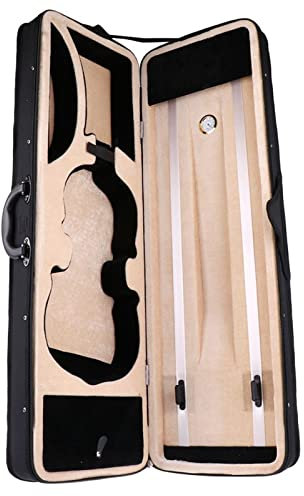 KESHUO professionelle Geigenkoffer Portable 4/4 Größe Violine Aufbewahrungstasche Kiste Gig Bag Geige Geige