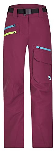 Ziener Mädchen Aileen Ski Hose Schnee Hose wasserdicht winddicht warm, Purple Plum, 176 EU