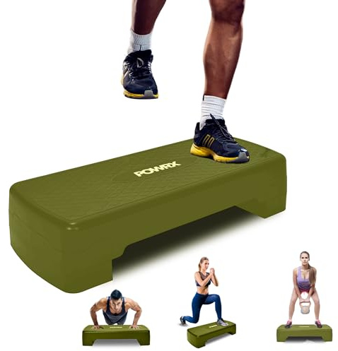 Stepper für Zuhause - Steppbrett Trainingsgeräte für Fuhause - Step Aerobic Brett - Verstellbares Stepboard Fitness Zubehör - Side Stepper - Steppbrett für Zuhause