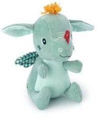 Lilliputiens - Mini-Figur Joe der Drache - Weiches, niedliches und kuscheliges Stoffspielzeug für Kinder - Fördert Feinmotorik und Fantasie - Lehrspielzeug - Ab 2 Jahren - 83443