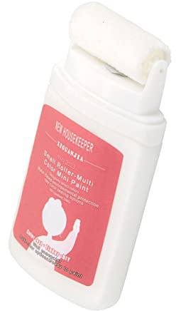 Kleine Walze Wand Flicken Pinsel Wand Reparatur Paste Mini Spackle Roller Paint Brush Tool mit Latexfarbe 100g Weiß