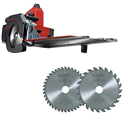 MAFELL KSS 40 18M bl Akku Kappschienen-Säge (18 Volt Li-Ion Akku, bis zu 42 mm Schnitttiefe, inkl. Führungseinrichtung, T-MAX Tranksportkoffer, 40 Zahn und 24 Zahn Ersatzblatt)