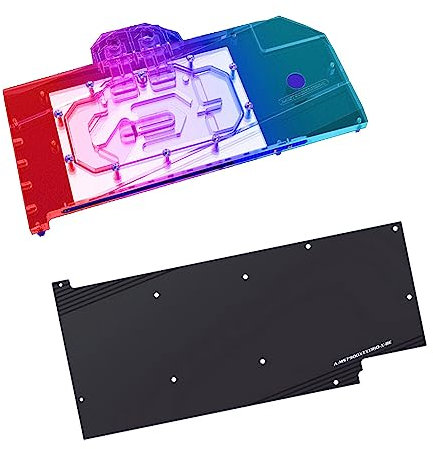 Bloc de refroidissement par eau GPU GPU Waterblock Carte graphique Bloc de refroidissement par eau avec plaque arrière pour MSI Radeon RX7900XTX Gaming Trio Classic 24G (5V)