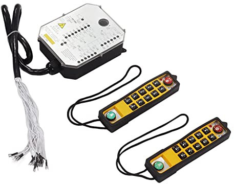 Télécommande Industrielle de Grue de Levage, Télécommande de Grue sans Fil YU 10D, Palan électrique étanche Anti-chute, Télécommande de Grue sans Fil (AC24V)