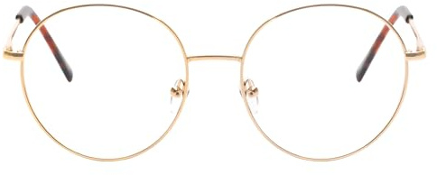 KAEOISFU Groß Retro Runde Lesebrille für Männer Frauen, Metall Rahmen Anti-Blaulicht Computerlesegerät mit Federscharnieren, Robuste Anti-Ermüdung der Augen Gross Lese Brille