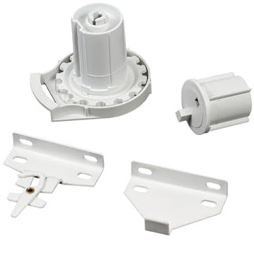 #560 Universal Roller Shade Replacement Parts, Roller Blind Fitting Repair Kit for 1.5(38mm) Tube with R16 Clutches, Metal Bracket, and End Plug