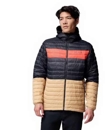 Columbia Powder Pass - Chaqueta acolchada con capucha para hombre (paquete de 1)