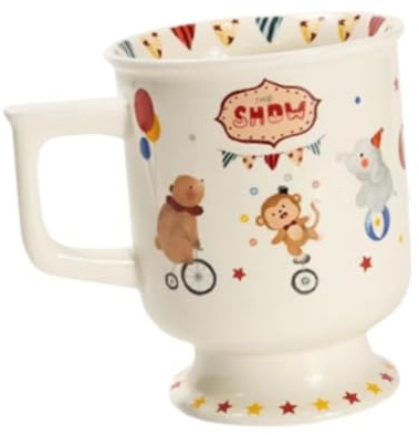 Folpus Tasse à café de Noël Cadeau de Noël Contient des boissons chaudes ou froides Tasse à thé réutilisable Tasse à eau Cadeau de Noël pour l'hiver, Cirque