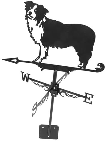 Happyyami Windrichtungsanzeiger Aus Metall Retro Wetterfahne Für Garten Und Dach Dekoratives Windmessinstrument Langlebig Und Wetterfest Für Gartenliebhaber Und Landwirte