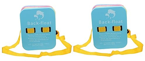 Homoyoyo 2 Stück Schwimm-Kickboard Für Anfänger – Sicherheits-Backfloat Für Und Erwachsene Mit Verstellbaren Gurten – Ideales Schwimmtraining Im Pool – Zufällige Farben