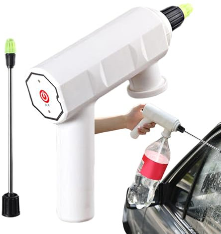 BOBS BOBS SPECIITÀ Elettrico - schiuma temporizzata in schiuma espansa cronometrata, testa di spruzzo elettrica per nebulizzatore per bottiglie | Piccoli tappi spray per la pulizia