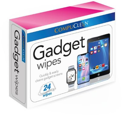 Gadget Cleaning Wipes (24 Pack) – Anti-Static, Streak-Free Streak-Free Wipes for Phones, Screens & Laptops