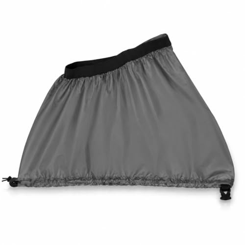 Jwthee Kayak Skirt, Adjustable Nylon Kayak Spray Skirts, Adjustable Nylon Kayak Spray Skirt Waterproof Cover Water Sports Accessory