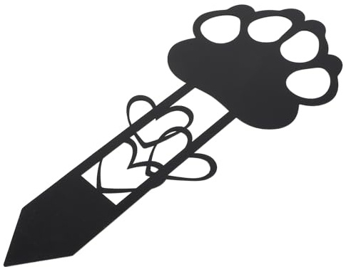 VILLFUL Plaque Commémorative Chien Métal pour Jardin Piquet Funéraire Extérieur et Portable Marqueur de Tombeau pour Animaux Décoration de Pelouse pour Souvenir de Chien