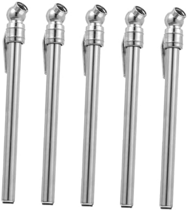 EPIGEIST 5 pezzi Manometro Penna Portatile per Pressione Pneumatici Auto da Struttura Resistente e Compatta Senza Batteria Misurazione Rapida e Pratica per Viaggi