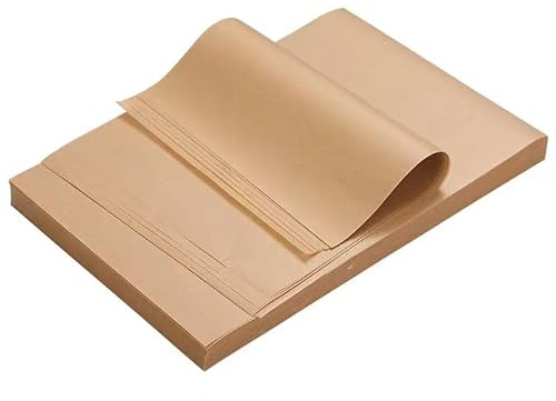 suxuMhao 200 teglie da forno in pergamena, 30,5 x 40,6 cm, pergamena pre-tagliata, perfetta per cottura, barbecue, friggitrici ad aria, tazze di pane al vapore, torte, biscotti, ecc. (non sbiancato