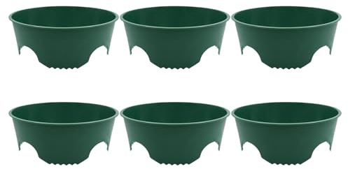 Anelli Rotondi di Supporto Piante | Vaso d'Irrigazione per Irrigazione Profonda - Supporti per Piante da Giardino,per Ortaggi Fiori Alberi Pomodori Rose Rampicanti Arbusti Giardino e Terrazzo