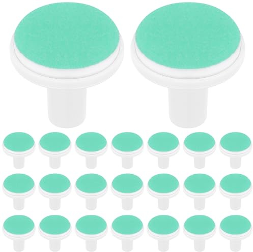 Cabilock Lime à Ongles Électrique Bébé Lot de 24 Coussinets de Rechange Verts Compatibles Plusieurs Modèles Adaptés aux Garçon et Filles Dès 12 Mois
