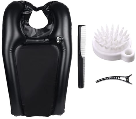 Bacinella Per Shampoo Gonfiabile Cuscino Per Testa In PVC Gonfiabile Per | Supporto Per Il Collo Per Bacinella Di Risciacquo Per Allettati Per Anziani E Per Bambini Infortunati