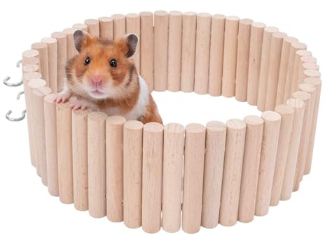 Vibhgtf Scale per criceto - Flessibile in legno per piccoli animali domestici - ponte per roditori | per topo, cincillà, gerbillo, scoiattolo, petauro dello zucchero
