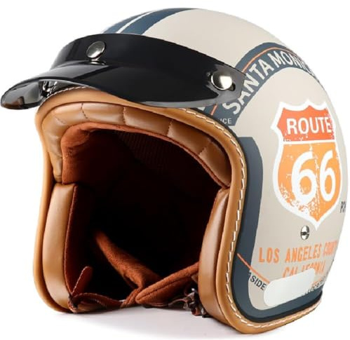 Stealth Demi-Jet Casque Moto Homologué ECE 22.06 Conforme Norme Européenne Coque ABS Fermeture Rapide Ouvert Look Carbone avec Visière Rabattable Joues Amovibles Scooter Cruiser