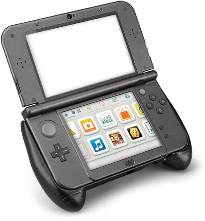TNP Coque de Protection Ergonomique et Confortable avec poignée antidérapante et béquille pour Nintendo 3DS XL LL 2015