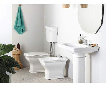 Art Ceram Lavabo de Pedestal 68 x 50 cm Civitas