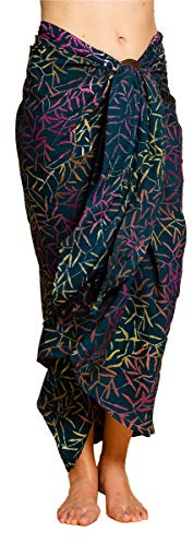 PANASIAM Sarong B025 Petrol bamboo, L