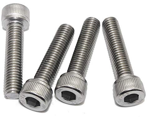 Zylinderschrauben mit Innensechskant DIN 912 M3 X 20 (100 Stück) Edelstahl A2